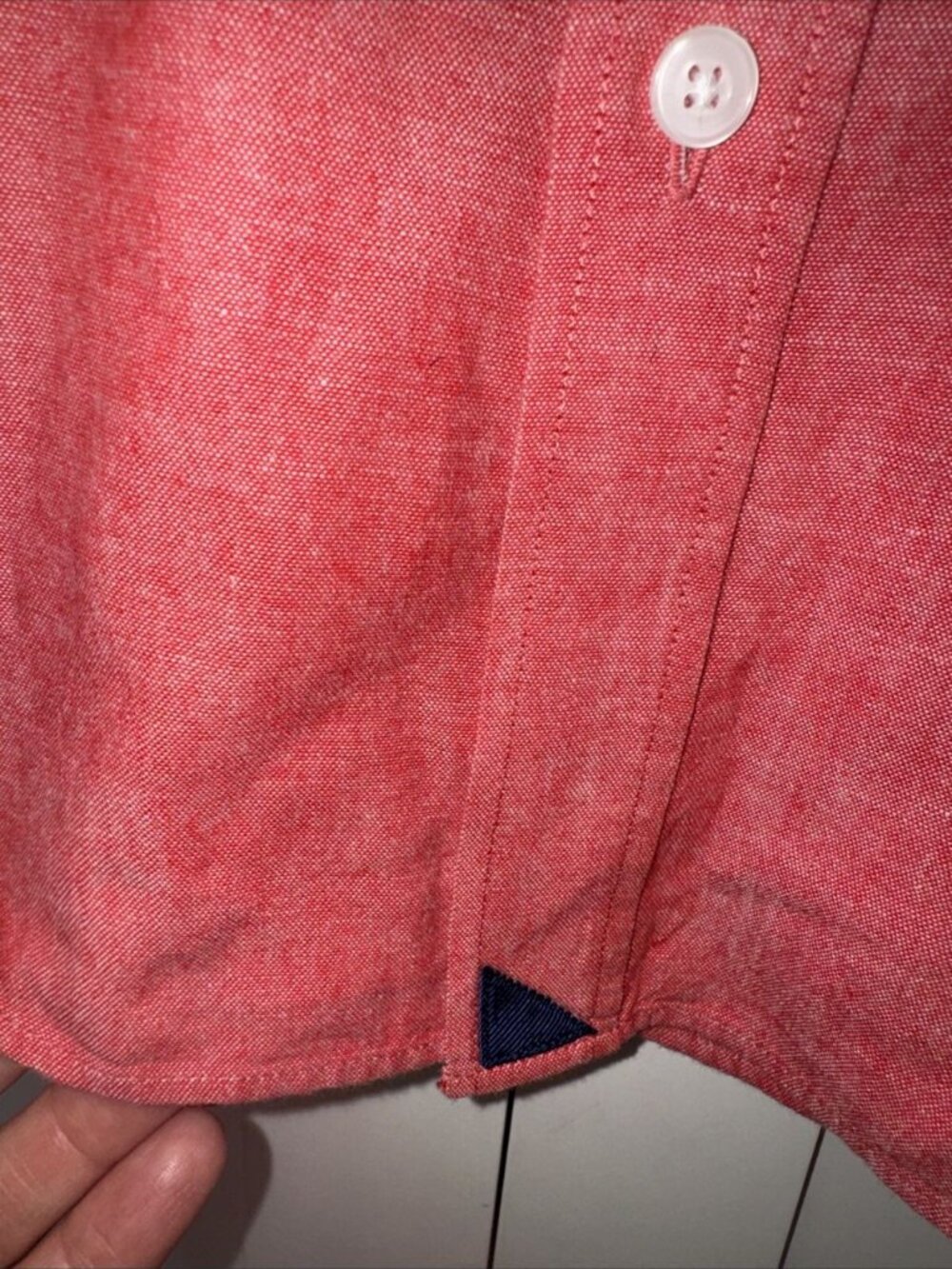UNTUCKit Shirt Mens Large Red Button Up Long Sleeve - Picture 2 of 8